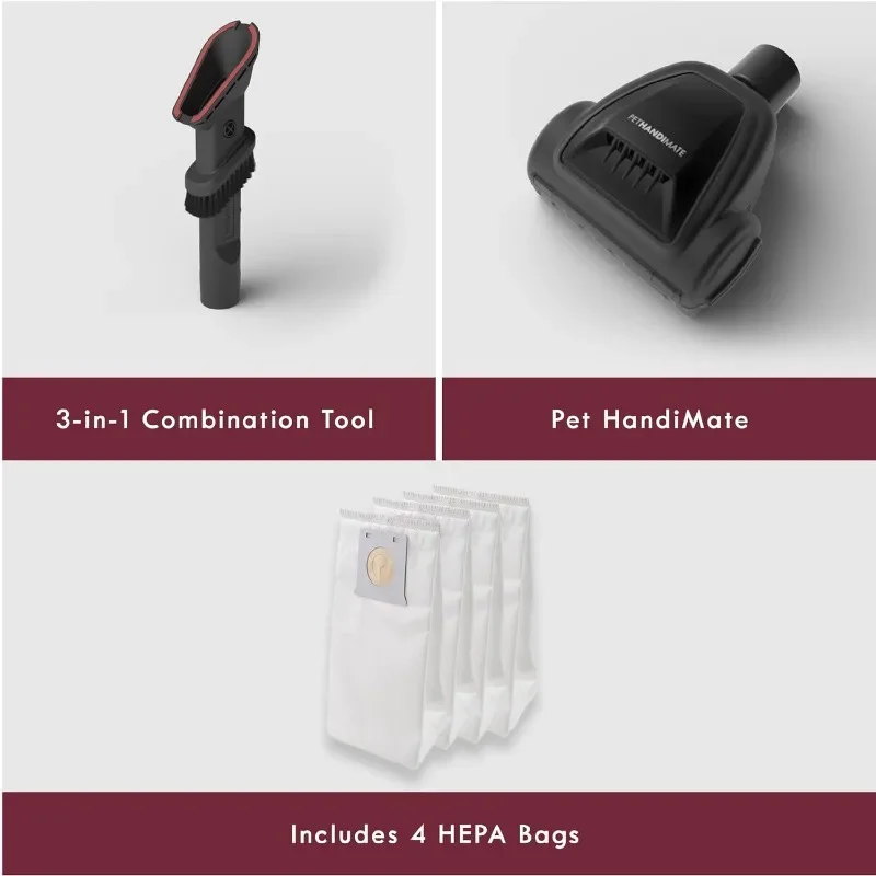 Haoyunma Motor Crossover Max Aspirador Beltless, Lift-Away Design, Pet Handi-Mate, HEPA triplo