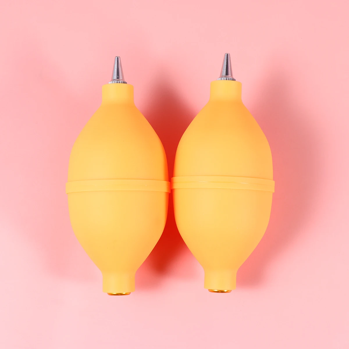 

2Pcs Silicone Air Blower Squeeze Bulb Dust Cleaner for Camera Lens Watch Succulent Cleaning Pump Yellow Silicone Air Blower