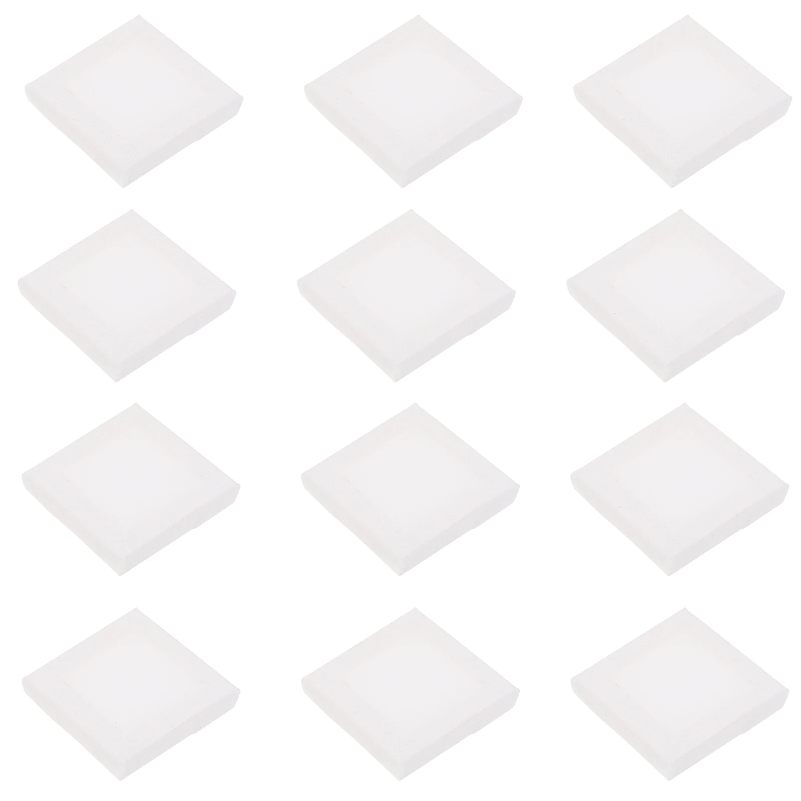 

12pcs Square Canvas Panels for Painting Primed Artist Boards Oil Graffiti Wooden Frame Stretcher Blank Art Canvas Supplies