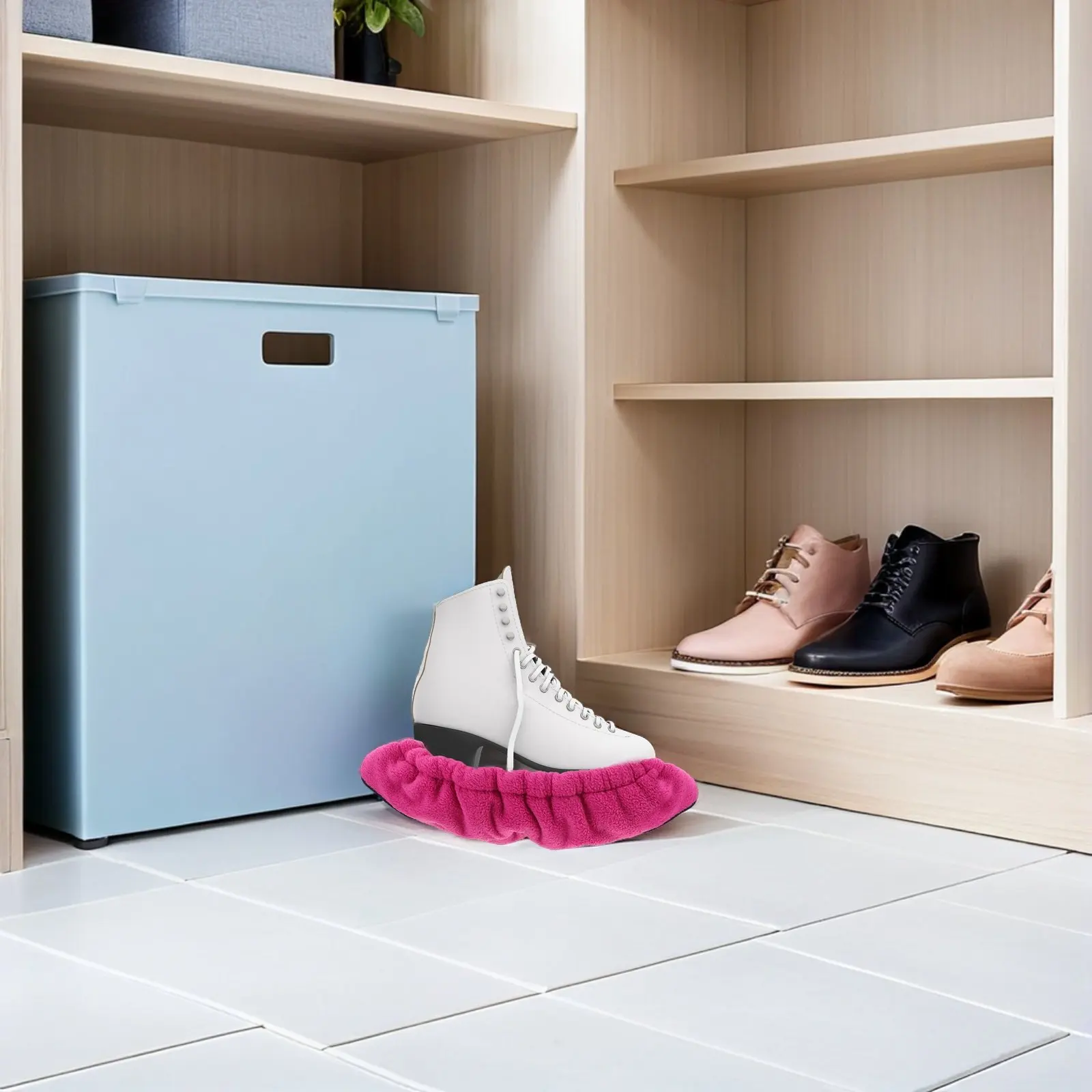 

2Pcs Ice Skate Guard Elastic Blade Covers Soft Stretchable Protective Sleeve for Youth Hockey Figure Skating Accessories