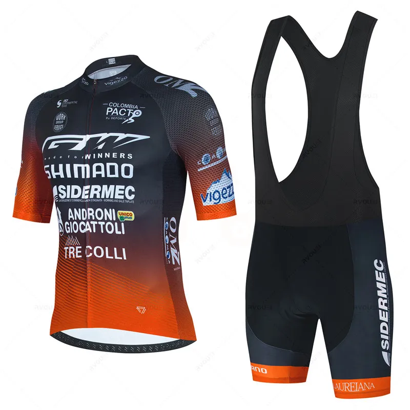 -Quick-Dry Mountain Bike Cycling Jersey Set for Men, Racing Bicycle Clothes, Summer Suit, 2023