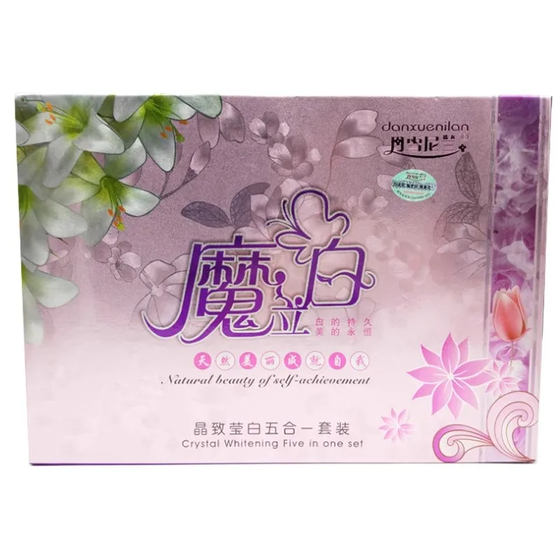 Face Skin Care Set Day cream/Night Cream /Segregation frost/facial cleanser/essence moisturizing whiten Set