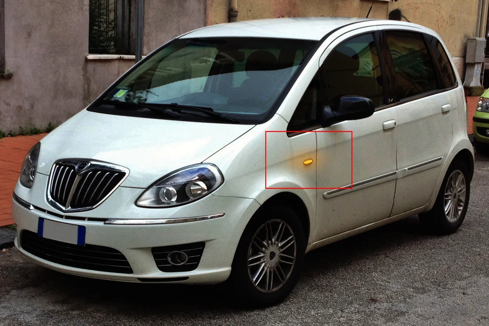 ANGRONG 2X Czarny przydymiony kierunkowskaz boczny LED Repeater Light Amber dla Fiat Punto Panda Qubo Stilo