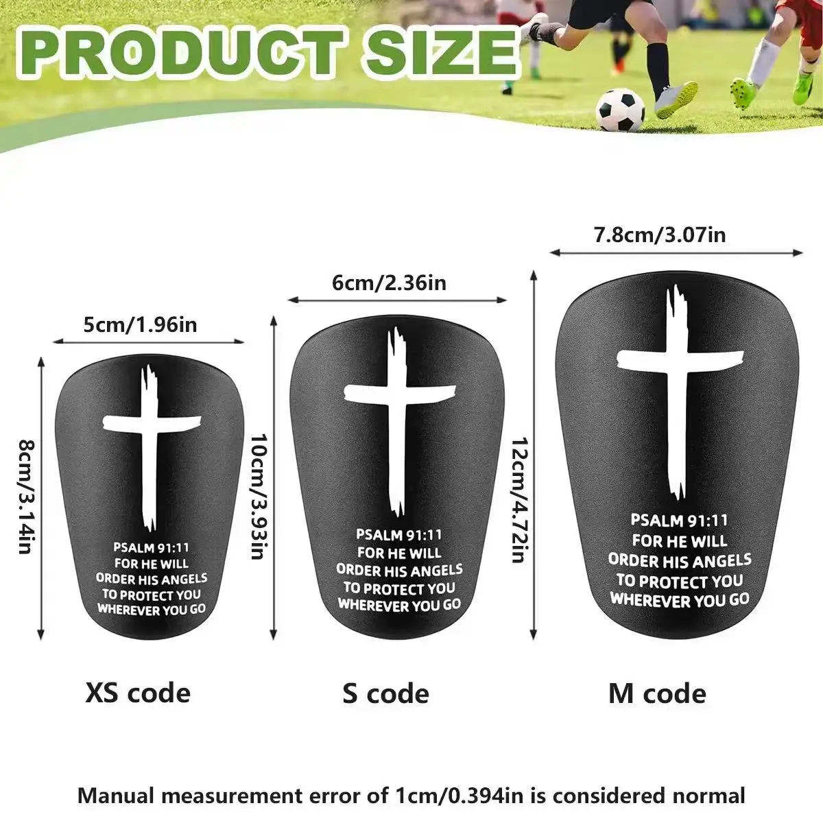 1 Pair of Mini Football Shin Guards - Ultra Small Protective Gear for Men & Women, Black & White Cracked Ice Design, pp Material