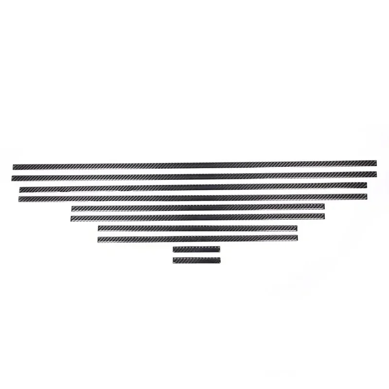 Soft Fibra De Carbono Do Corpo Do Lado Moldagem Guarnição Capa Adesivo, Mercedes Benz G-Class W463 G500 2007-2018, 10pcs