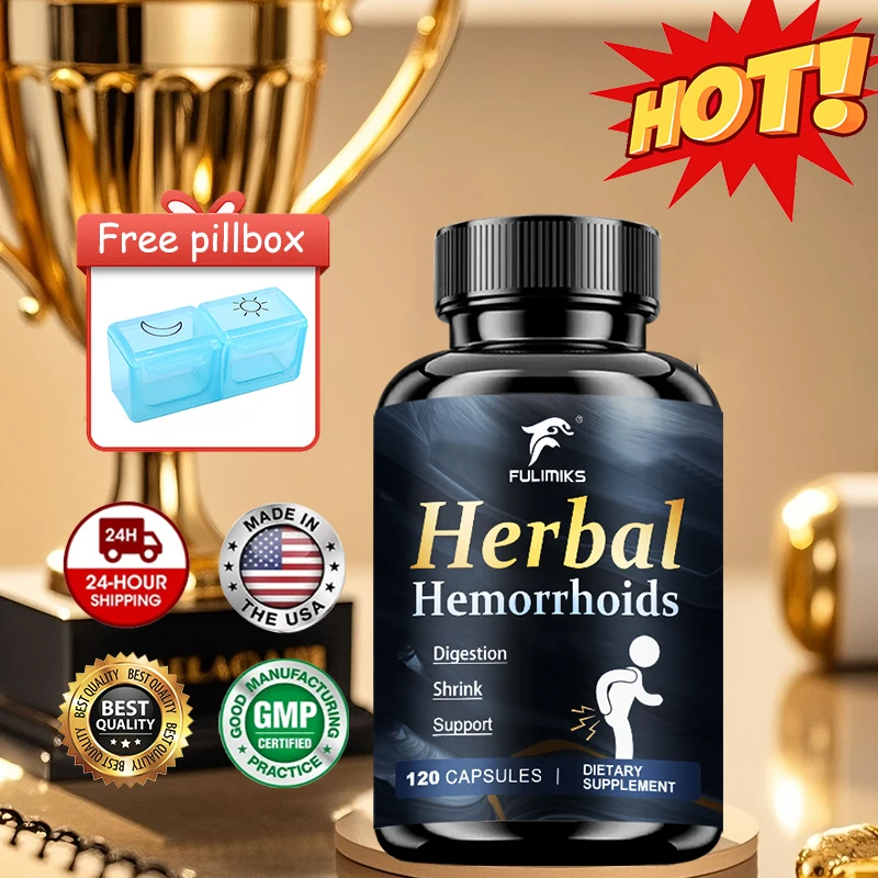 

Premium Hemorrhoid Treatment Supplement, Help Calm Irritation and Itching While Promoting Healthy Tissue, Refreshing Experience