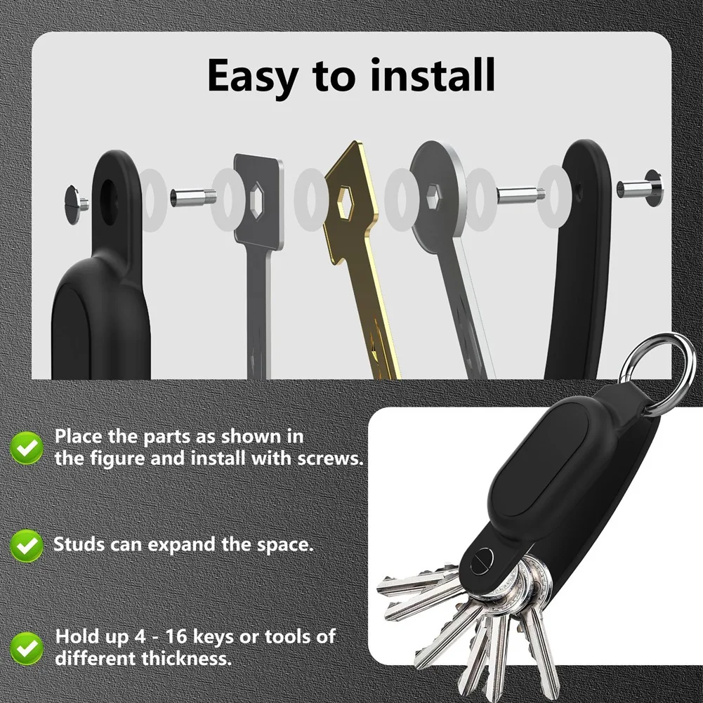 ABZZ-Silicone Cover For  Galaxy Smarttag2 Tracker Case Keychain Anti-Lost Protective Case With Key Ring