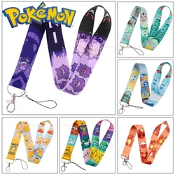 Pokemon Psyduck Phone Lanyard Gengar Charmander Fashion Personality Neck Strap Lanyards Cartoon Strap Rope Lanyard Accessories