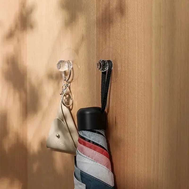 2/10Pcs Punch-free Drawer Knobs Self-Adhesive Kitchen Cabinet Handle Furniture Cupboard Dresser Window Door Push Pull Handles