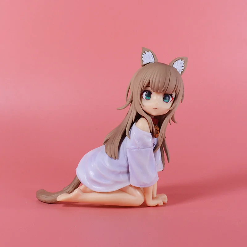 Paleta de 12cm de My Cat Is A Cute Girl, figura de Anime, modelo de niña, periféricos, figuras de acción, juguetes de regalo de cumpleaños, juego para niños