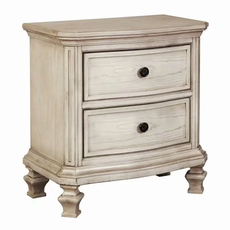 Furniture American Mortise And Tenon Restore Ancient Ways Solid Wood Bedside Cabinet