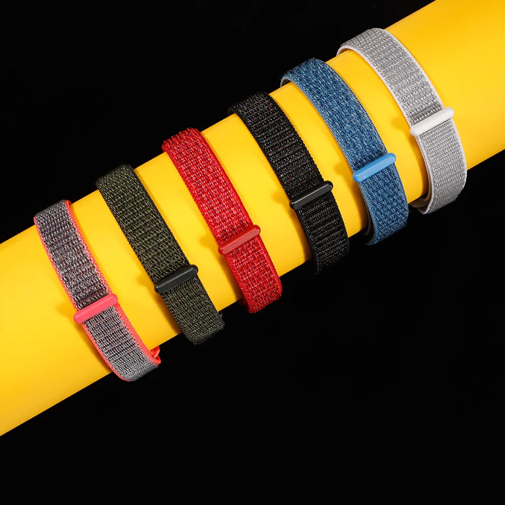 Nylon Loop for xiaomi Mi Band 10 9 8 Straps SmartWatch Wristband Correa Replacement Sport Pulsera for Miband 7 6 5 4 3 Bracelet image 6