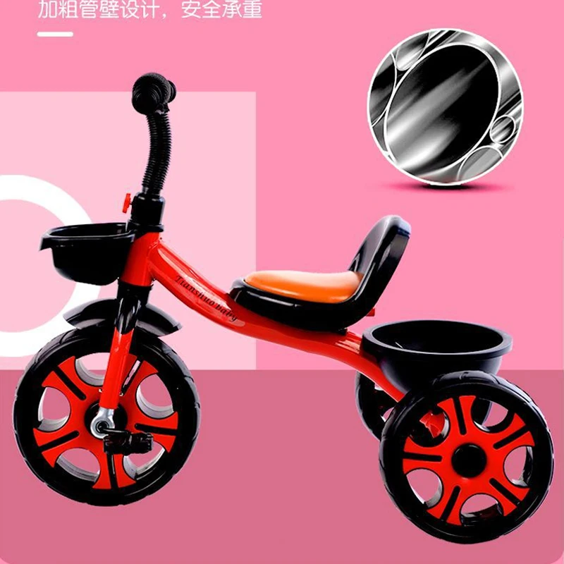 Multifunzione bambino bicicletta bambino passeggino bambini pedale Trike bambino equilibrio auto 1-5 anni triciclo bici