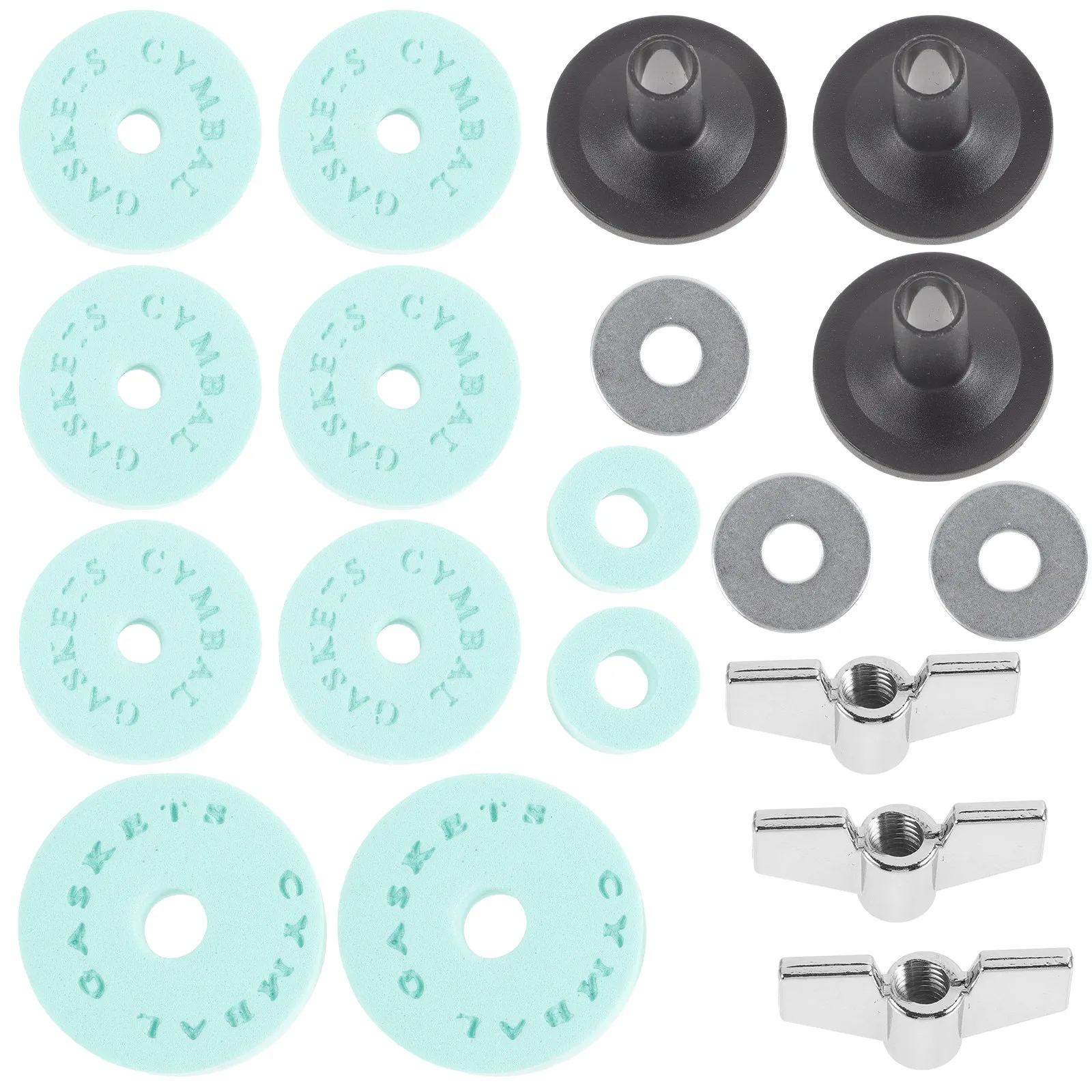 

Комплект из 1 шт. EVA-накладок для фиксатора тарелок барабанной установки, аксессуар для тарелок, запасные части для Hi-Hat тарелок, надежная фиксация