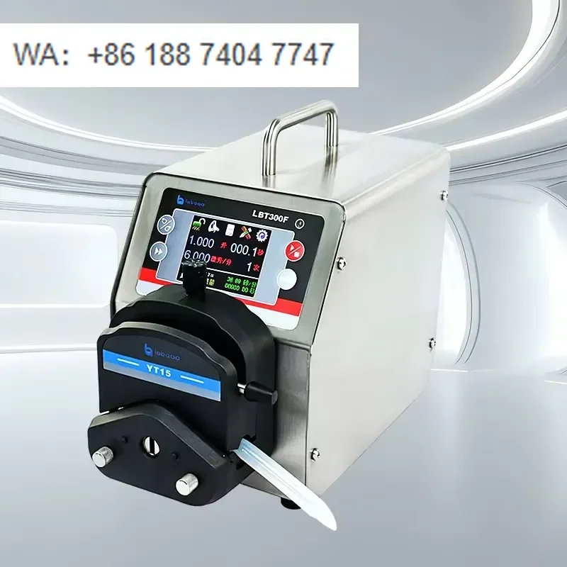 Intelligent Quantitative High Accuracy Peristaltic Dispensing Pump Single Channel Stepper Motor Low Noise 1 Year Warranty