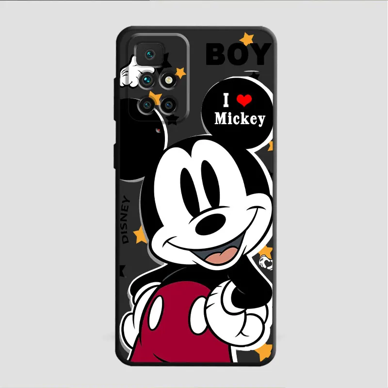 Custodia per telefono Mickey Minnie Mouse per Xiaomi Redmi Note 9S 8T 11 S 9 8 7 10 Lite 10S 11 Pro 11T 5G 4G Note11 Silicone Coque Soft