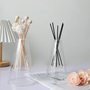 Transparente Aromatherapie -Diffusorflasche, Glastik -Organisatoren, Lagerbehälter, hydroponische Blumenpotentiometer, Heimdekoration Hauptverkaufsglasflasche Diffusor - №3