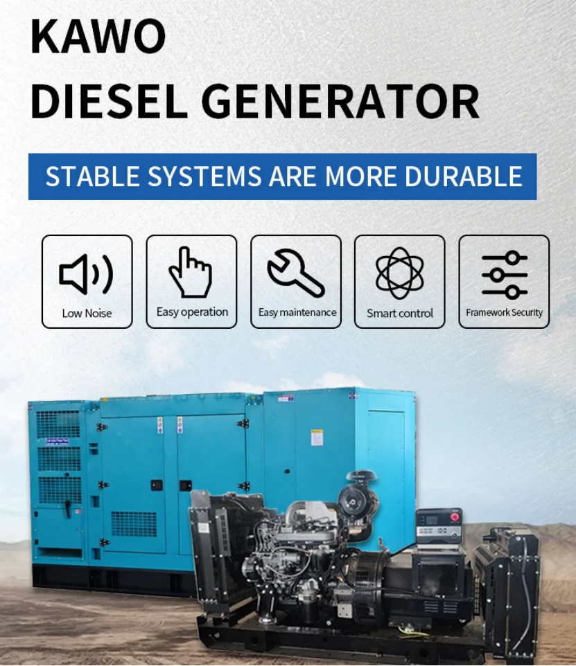 50Kw 100Kw 500Kw Global Supply Hotel Standby Generator Factory Use Silent Diesel Generators