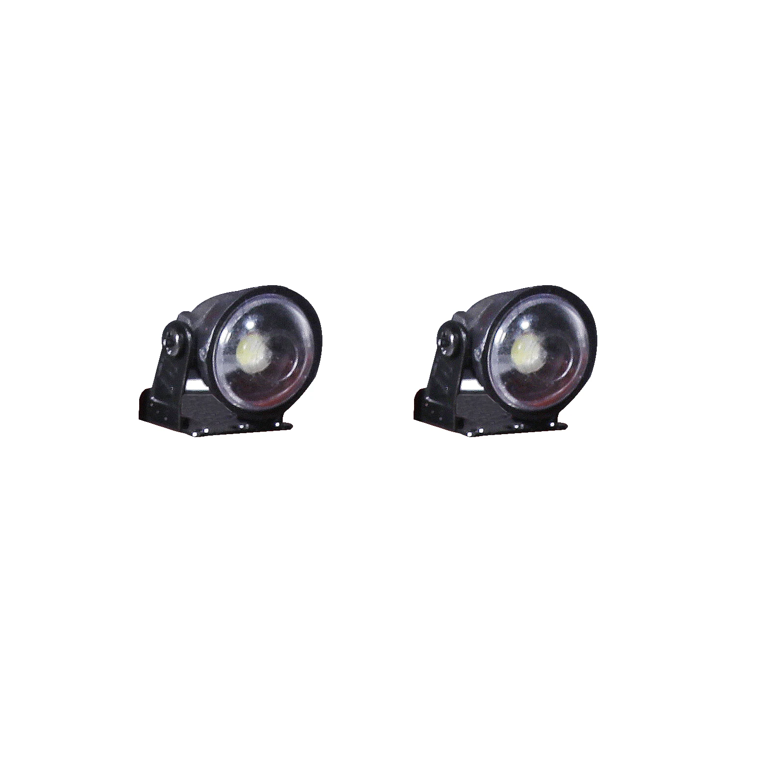 MN82 LC79 LED Round Roof Lamp Headlight Spotlight Lighting Side Lamps With Cable For 1/12 RC Crawler MN-82 Upgrade Parts