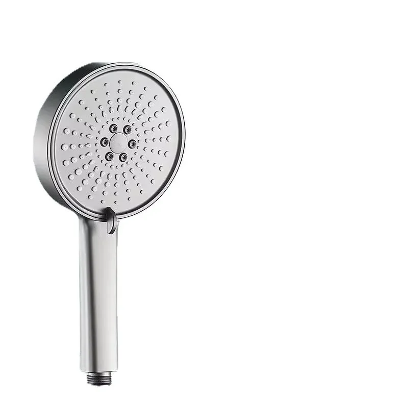 Large-area spray five-speed multi-function supercharged shower head spray nozzle with large water output handheld shower head