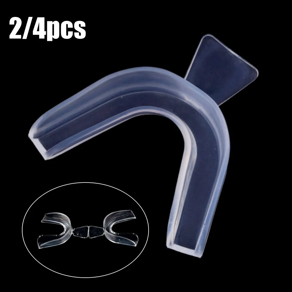 

2/4pc Transparent Night Guard Gum Shield Mouth Trays For Bruxism Teeth Whitening Grinding For Boxing Teeth Protection Equipment