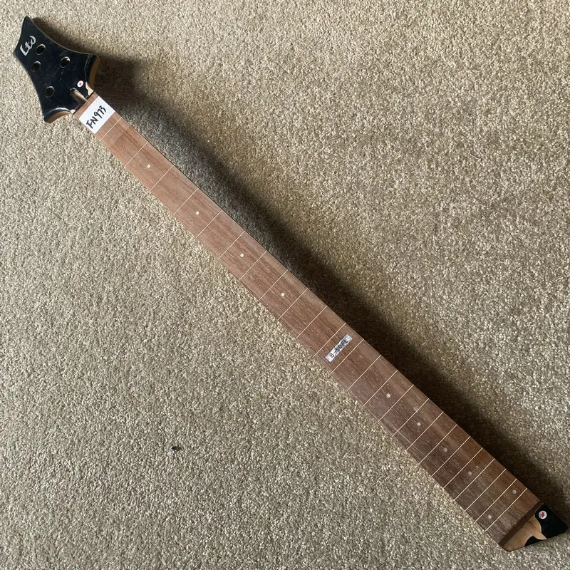 FN973 ESP LTD B-50FL Genuine Original Fretless Model 4 String Bass Neck Authorised Produced with Paint and Wood Damages for DIY