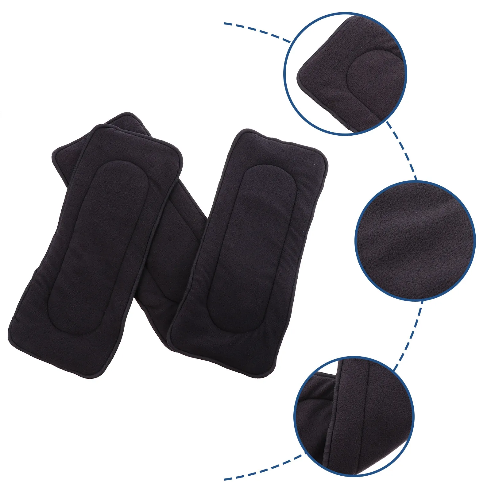 : Absorventes para fraldas de tecido