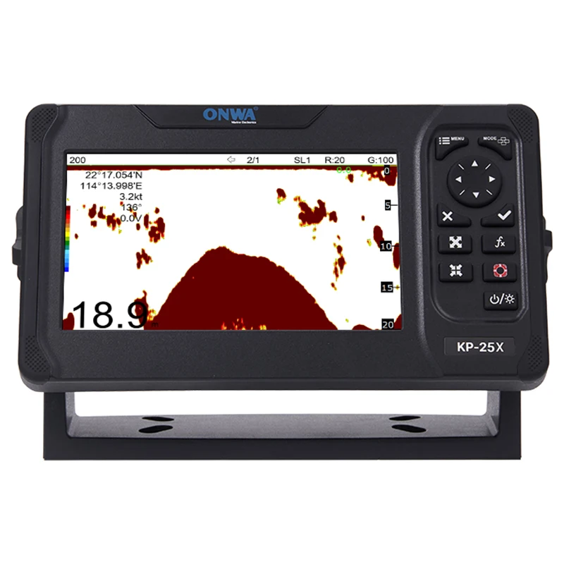 Navigatore Fish Finder per plotter grafico GPS da 5 pollici con ecoscandaglio FISH FINDER
