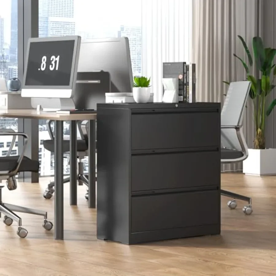 Lateral File Cabinet, Metal File Cabinet with Lock