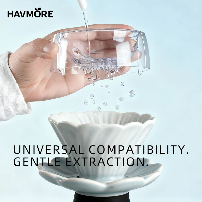 New Design Portable Heat-resistant Plastic 31-Hole Design Pour-Over Coffee Shower