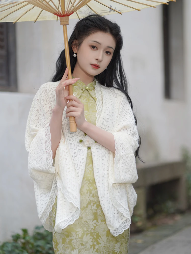 

Spring 2025 New Sle Dr oulder Girl Retro Jaet Korean Version Straight Cut Long Sve V-Ne Color