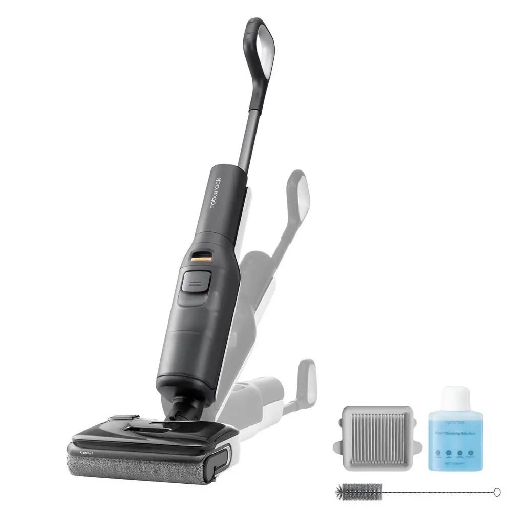 무선 습식 건식 진공 걸레 자체 청소 20000Pa 강력한 흡입 180 °   플랫 디자인 온수 플래시 건조 배터리 작동