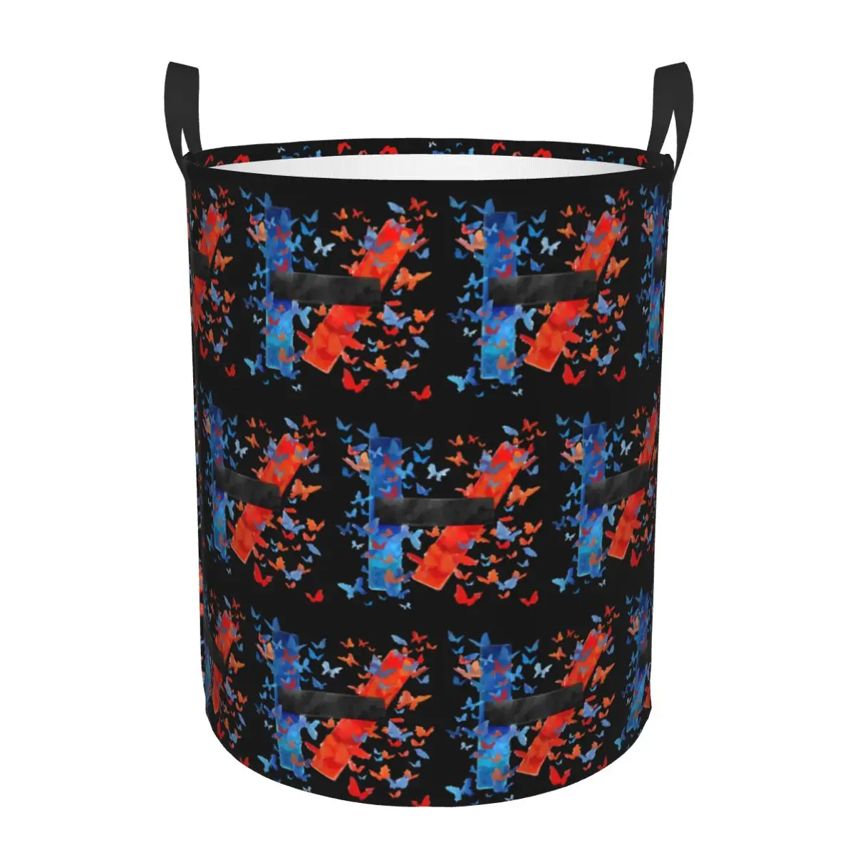 Custom Hot T-Twentys One P-Pilots Group Logo Laundry Basket Collapsible Baby Hamper for Nursery Toys Organizer Storage Bins