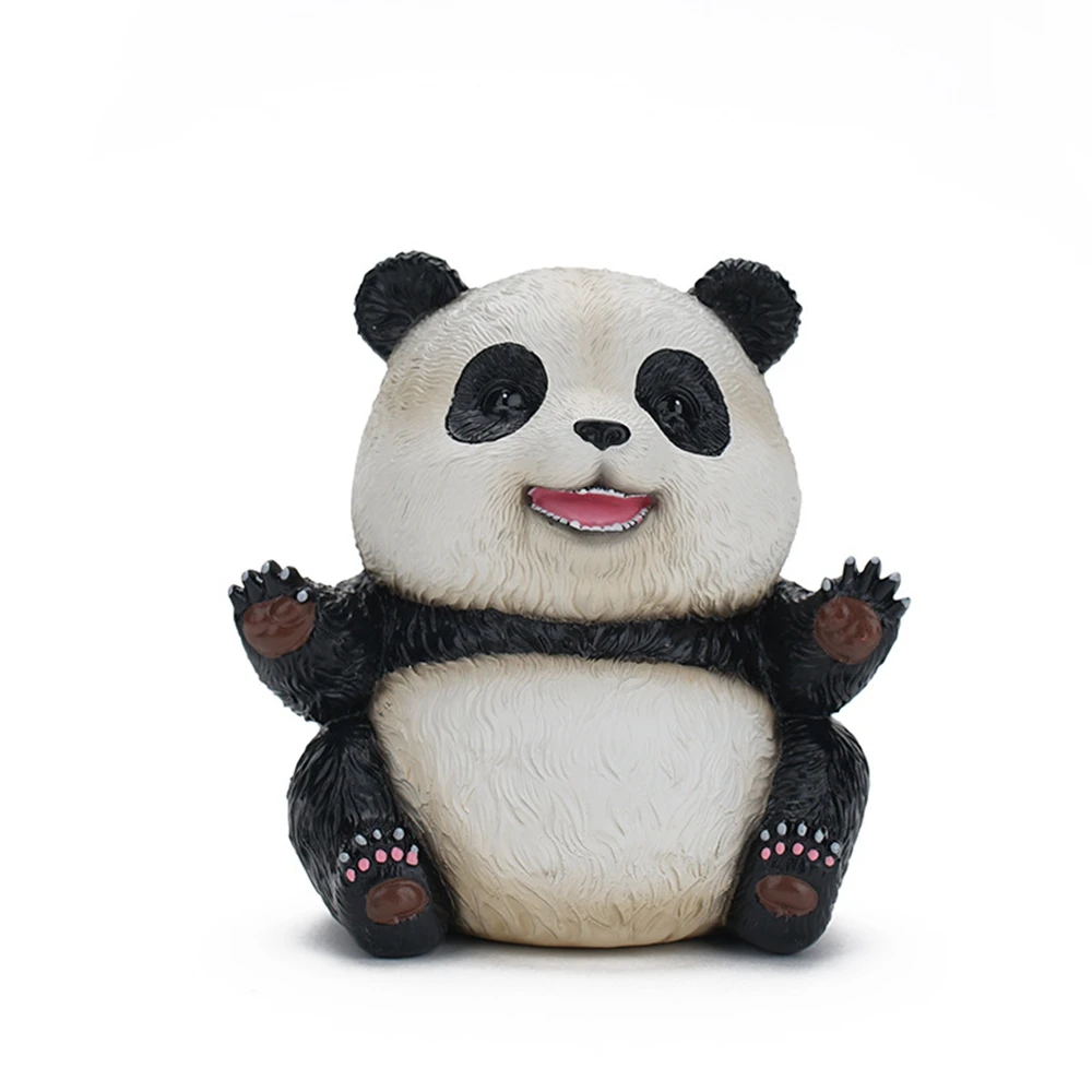 

Cute Panda Healing Animal Ornament Office Desktop Bedroom Decor Statue Sculpture Figurine Nordic Room Home Decor Decoration Desk