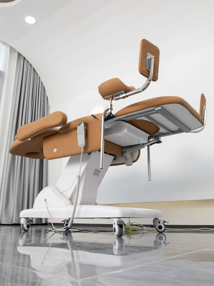 Gynecological Examining Table Private Bed Multifunctional Inspection Bed Lifting Confinement Electric Beauty Bed