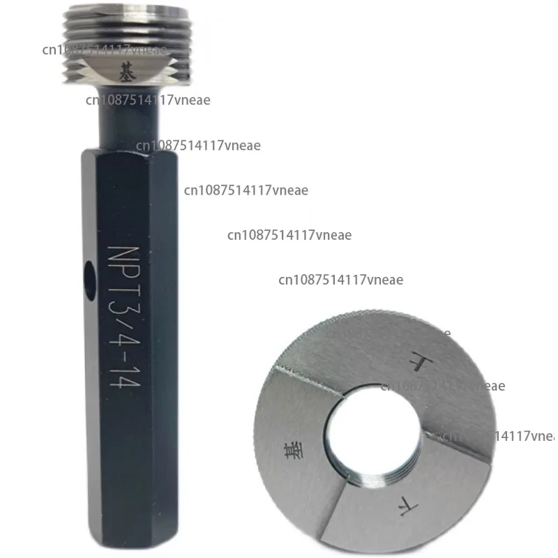 NPT Taper Pipe Gauge - ANSI Standard Ring/Plug, GO NOGO, NPT1/8 To 1'' Sizes