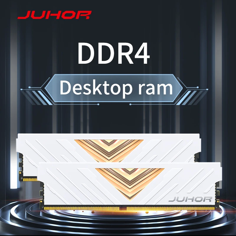 JUHOR Desktop Memoria Rams DDR4 8 ГБ 16 ГБ 32 ГБ 2666 МГц 3200 МГц 3600 МГц Ram DIMM Игровая двухканальная память Ram