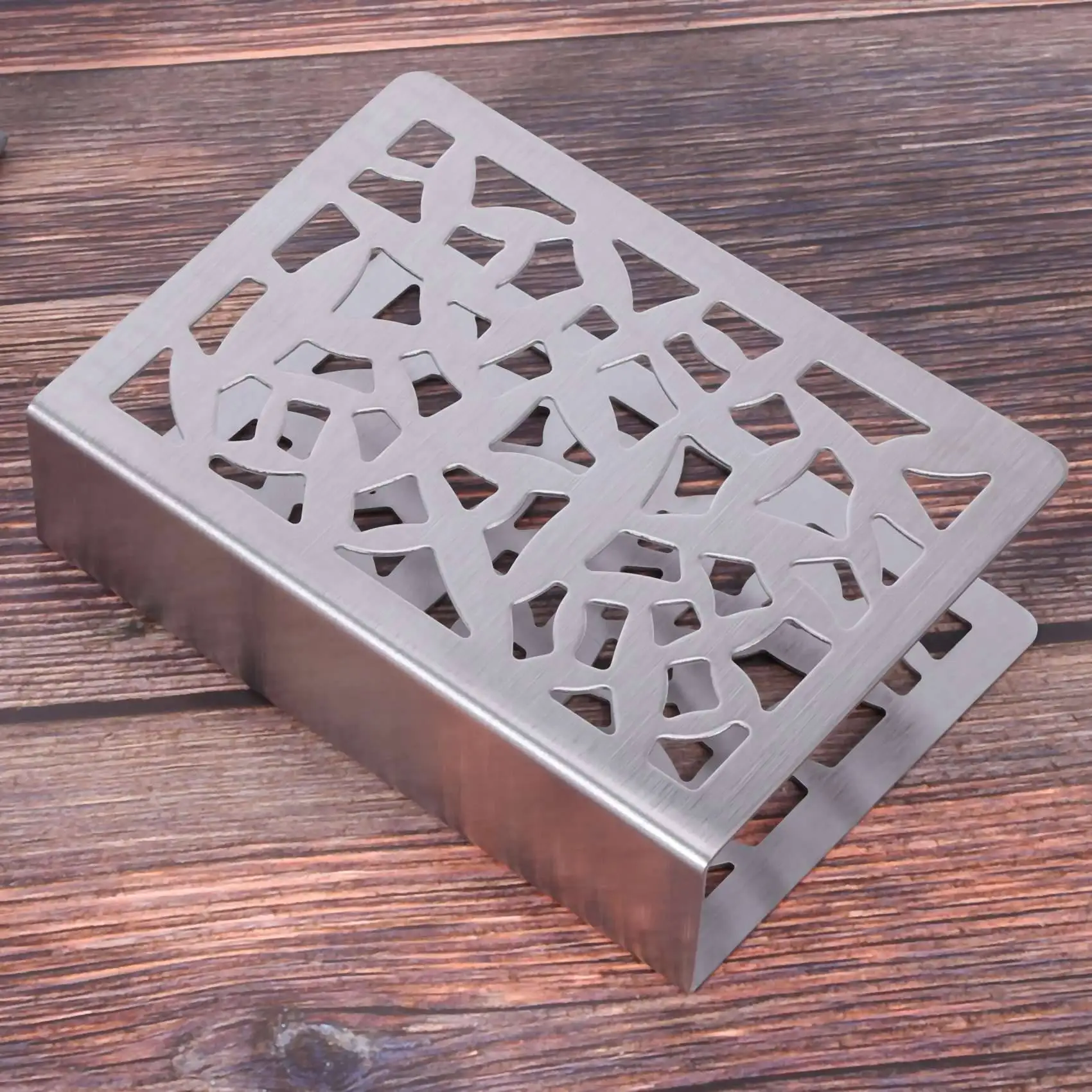 

A98E-2X Подставка для салфеток из нержавеющей стали, настольный держатель для салфеток, металлическая вертикальная подставка для бумажных полотенец для кухни