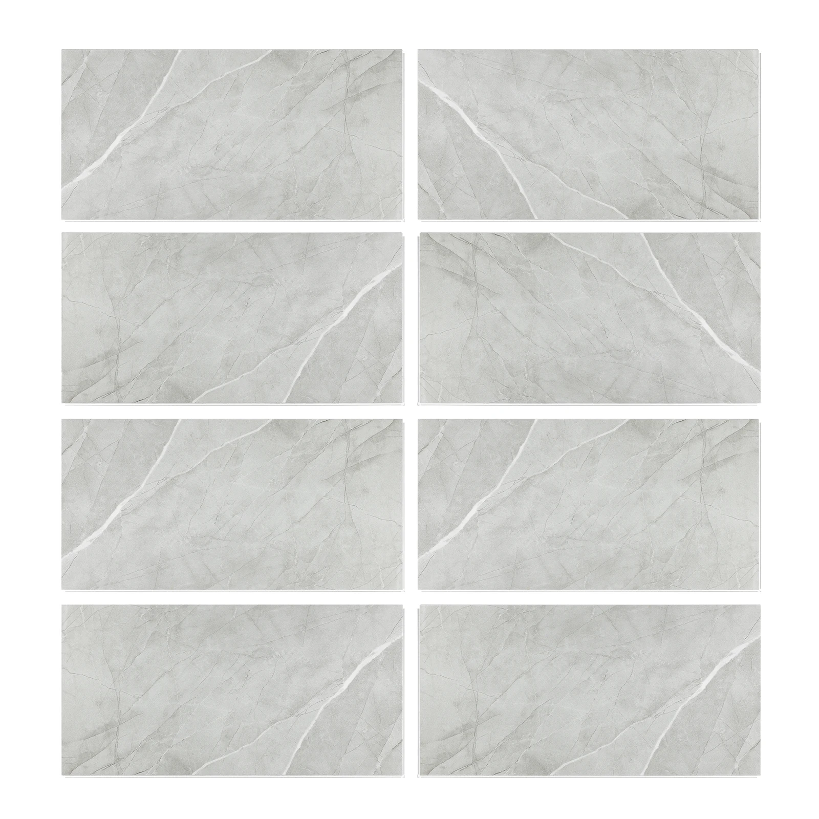 12 "× 24" بلاط أرضيات SPC منقوش بالحجر للأشعة فوق البنفسجية مضاد للبكتيريا درجة تجارية لمكتب المستشفى والتجزئة