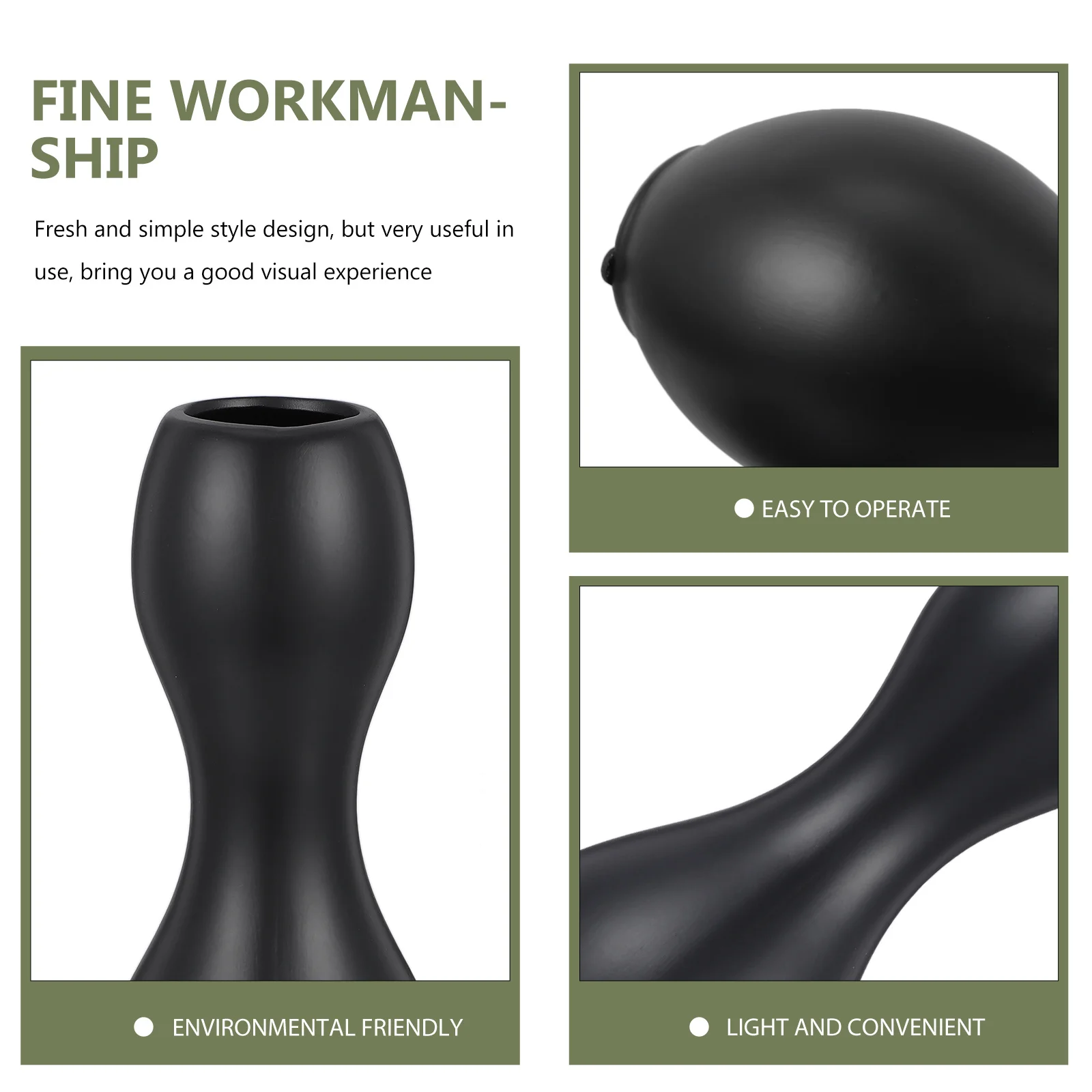 

Creative Ceramic Flower Vase Solid Color Planter Suitable for Office Balcony Home Decoration Flower Arrangement