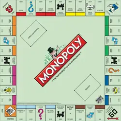 6x6ft Personalized Monopoly Rich Property Game Casino Monday Frame Custom Photo Studio Background Backdrop Vinyl 180cm x 180cm