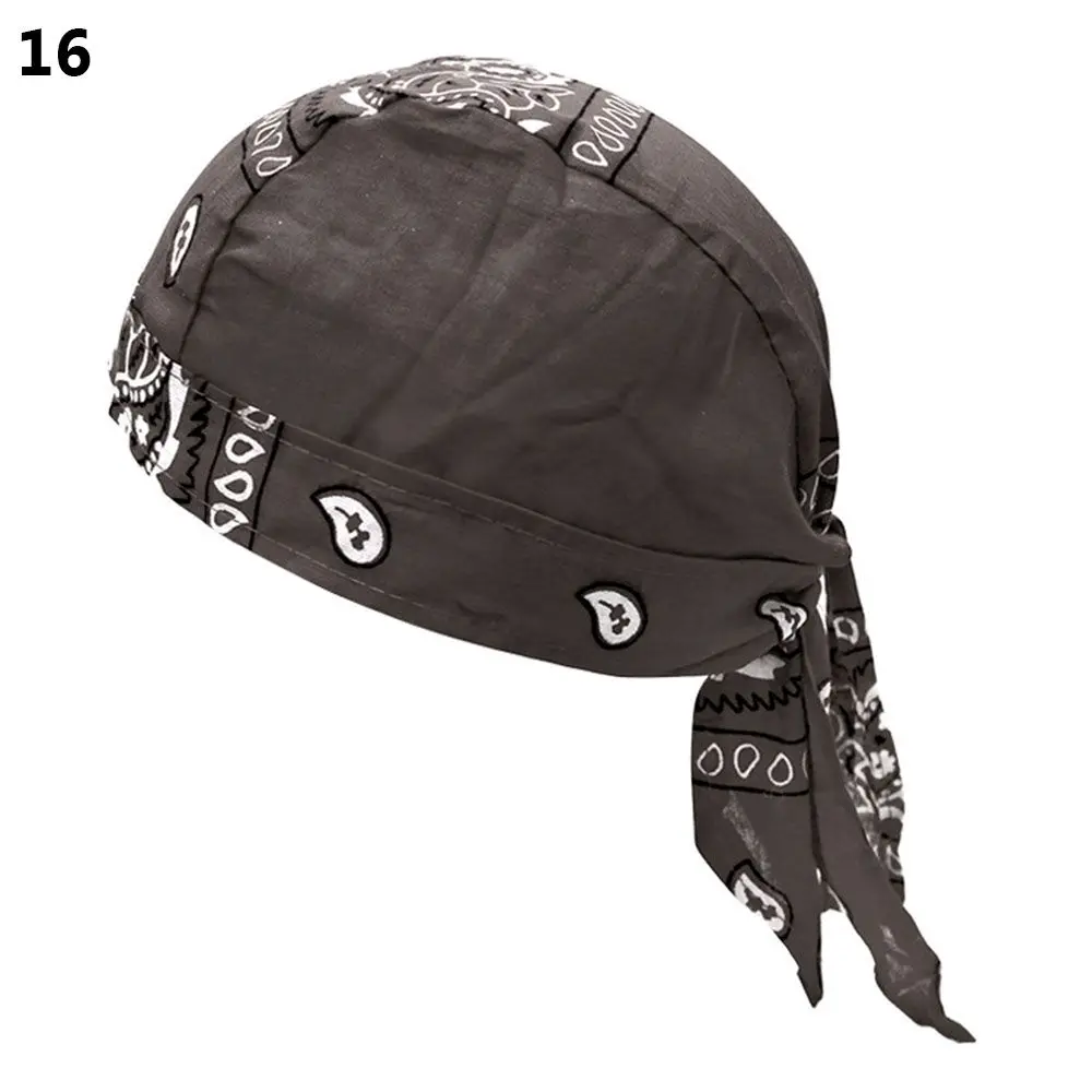Cooling Breathable Pirate Cap Quick Dry Cap Headband Cycling Bandana Helmet Liner Cycling Caps Bicycle Headscarf