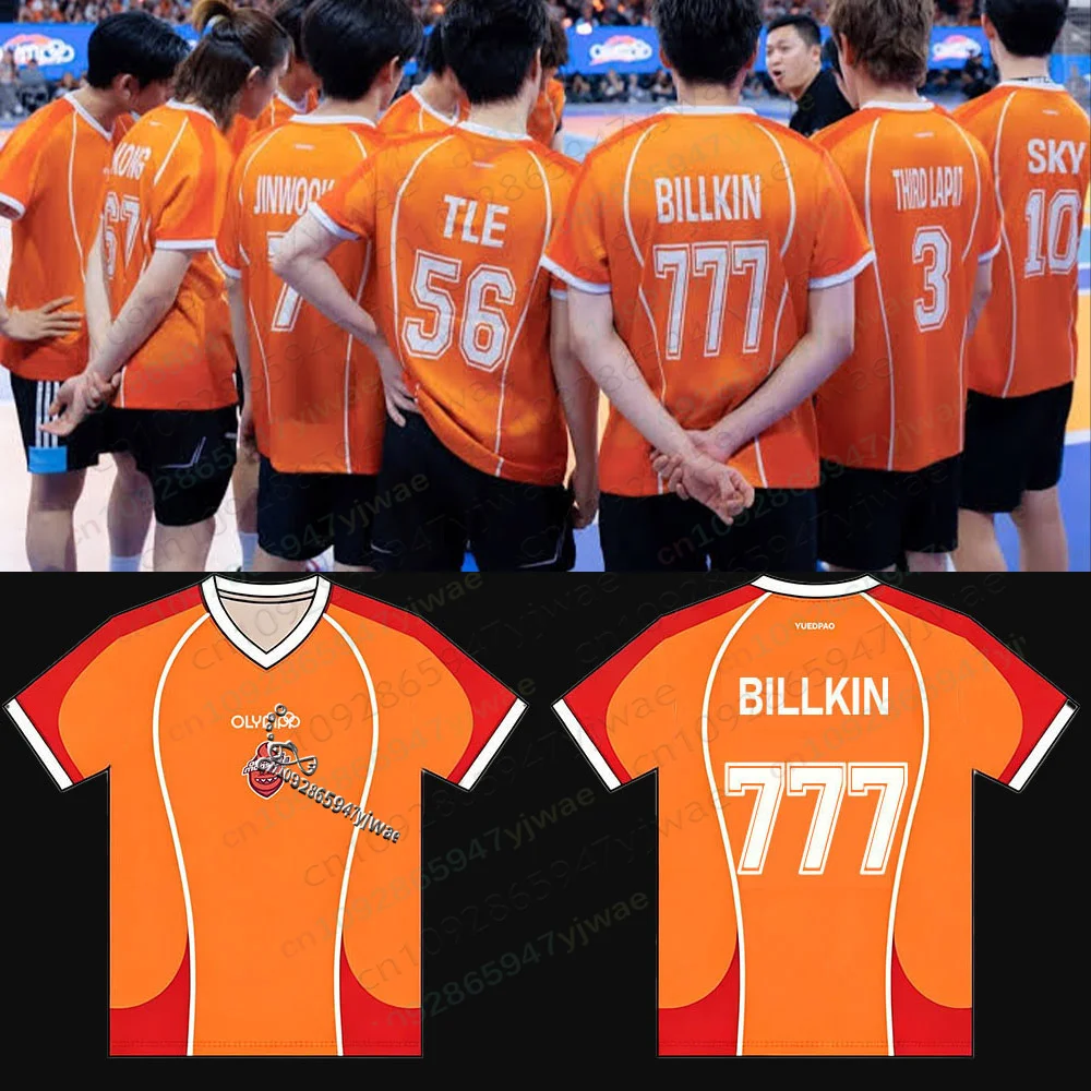 OLYMPOP 2026 Day Member'S Jersey Blue Devil&Orange Monster Pk Sweatshirt Breathable Quick Drying Men'S Women'S T-Shirts Top