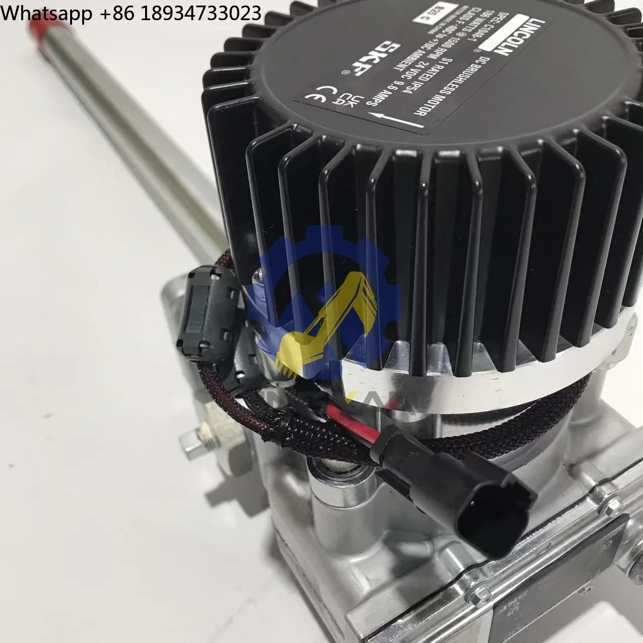 SKF Lincoln FLOWMASTER 85737 Grease Pump 24VDC 19:1 60 lb - Centralized Lubrication Pump for Construction Machinery