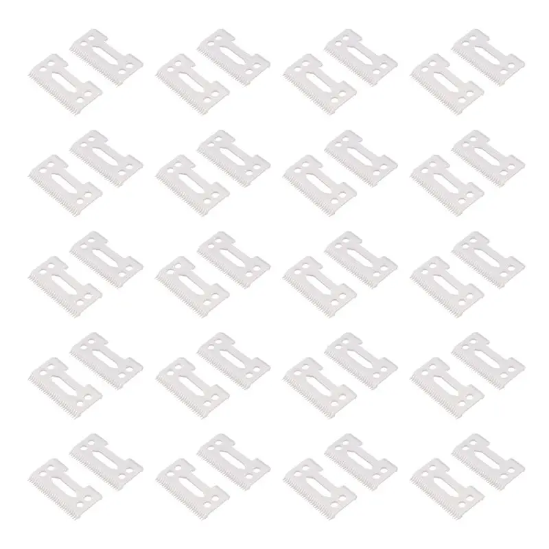 

A04V New 40Pcs 28 Teeth Zirconia Clipper Blade For Wahl Senior Clipper