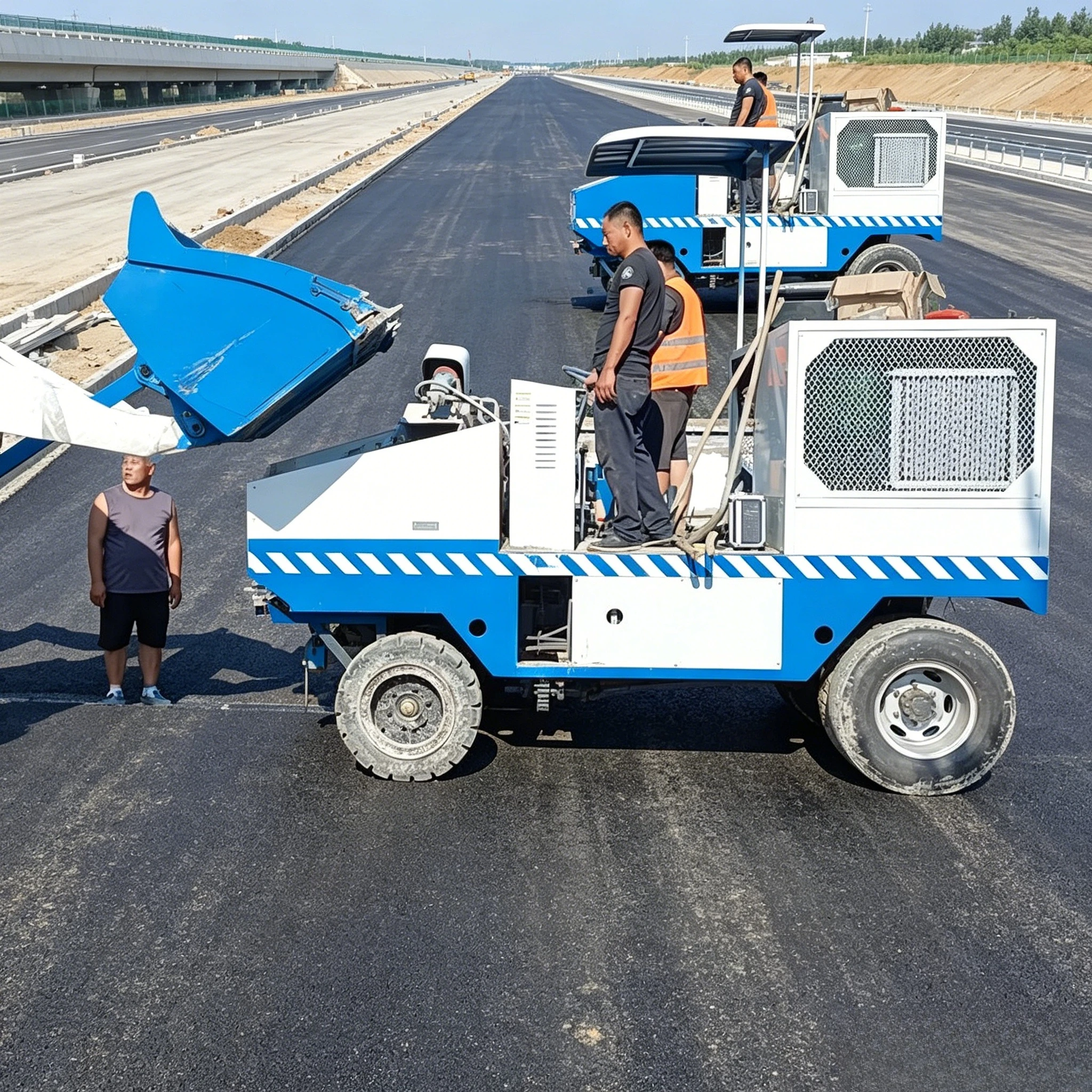 Hot Selling Concrete Slipform Curb Making Machine, Automatic Road Curbstone & Barrier Forming Equipment customized