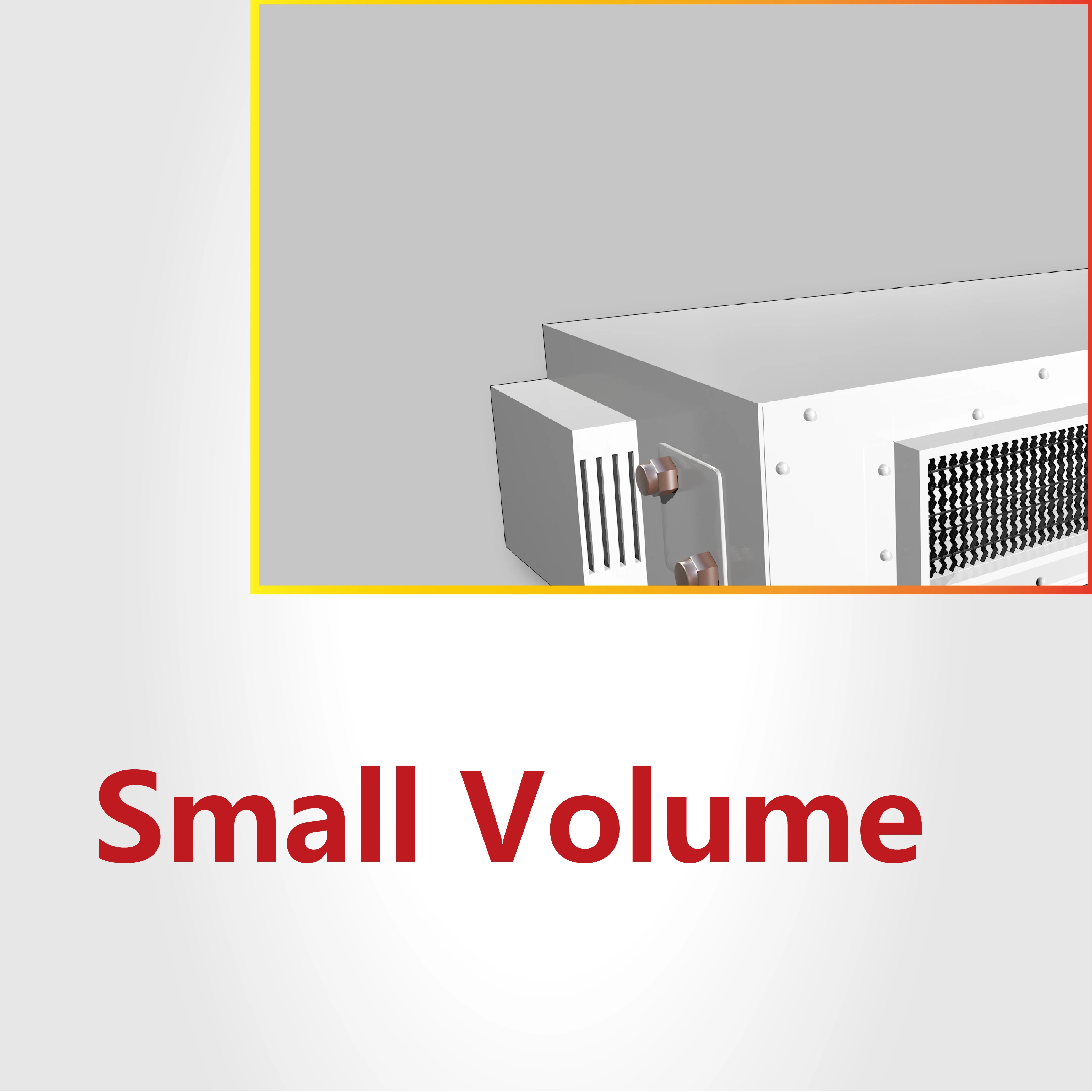 Fan Coil Unit Deckenkassette mit verdecktem Kanal