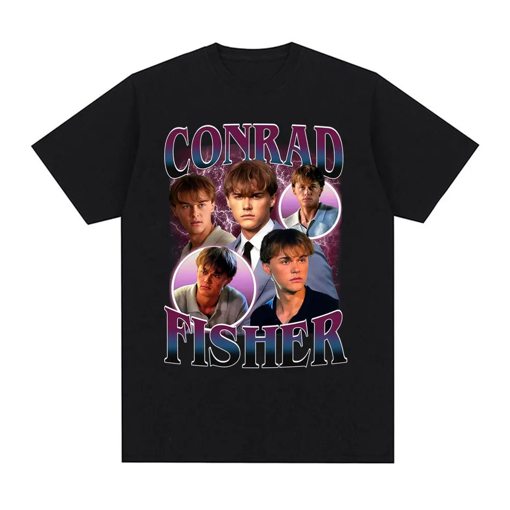 فريق كونراد أبناء الشاطئ خمر الجرافيك تي شيرت ملابس للرجال موضة القوطية تي شيرت رجل القطن عادية كم قصير تي شيرت #5