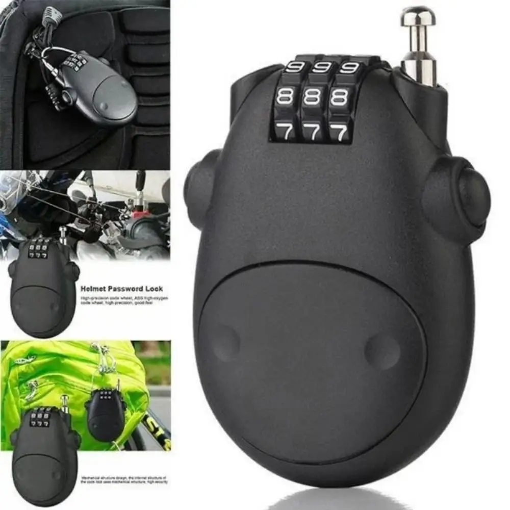 

Retractable Motorcycle Cable Lock Anti-Theft Steel Wire Combination Lock Flexible Cable Password Lock Motorcycles Accessories