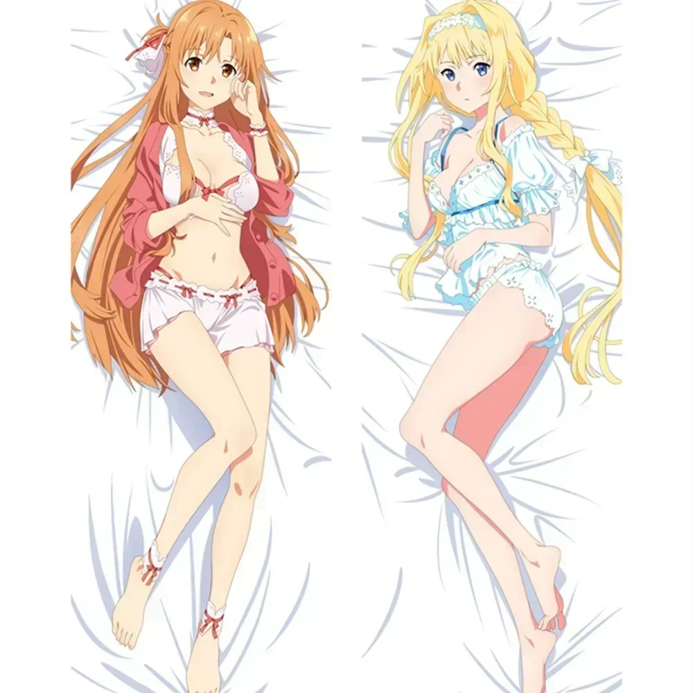 

Anime Dakimakura Sword Art Online Alicization War of Underworld Alice Yuuki Asuna Hugging Body Pillow Case Pillow Cover Gift